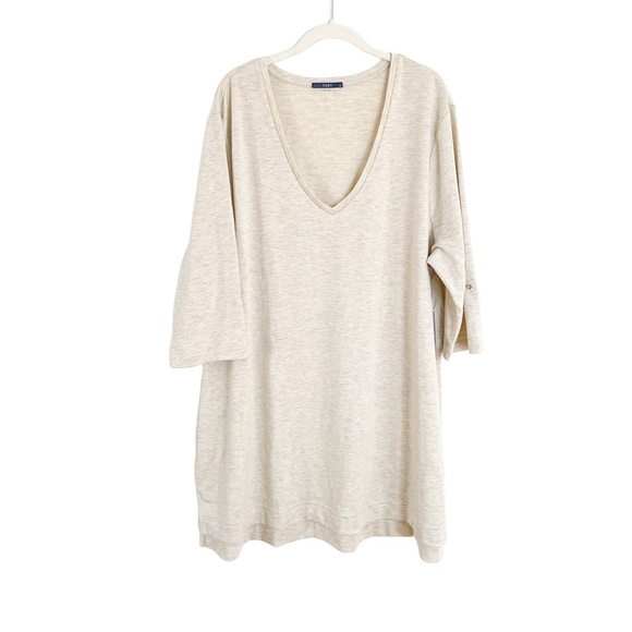 Tart Tatyanna Stretch Tunic Heathered Oatmeal Size 2X NWT - Picture 5 of 6